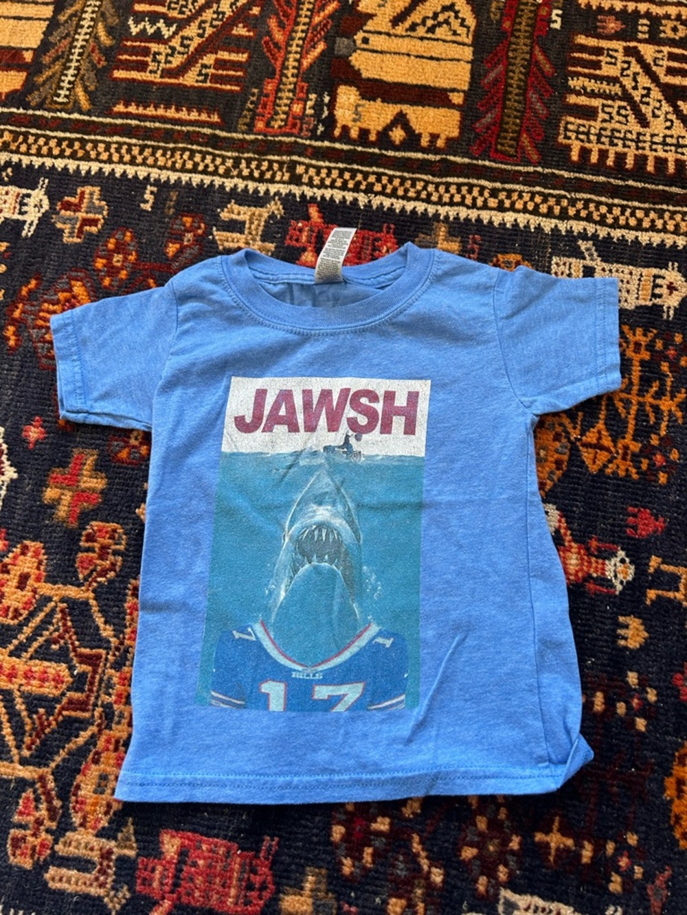 Josh Allen Buffalo Bills Jaws Tshirt - 3t